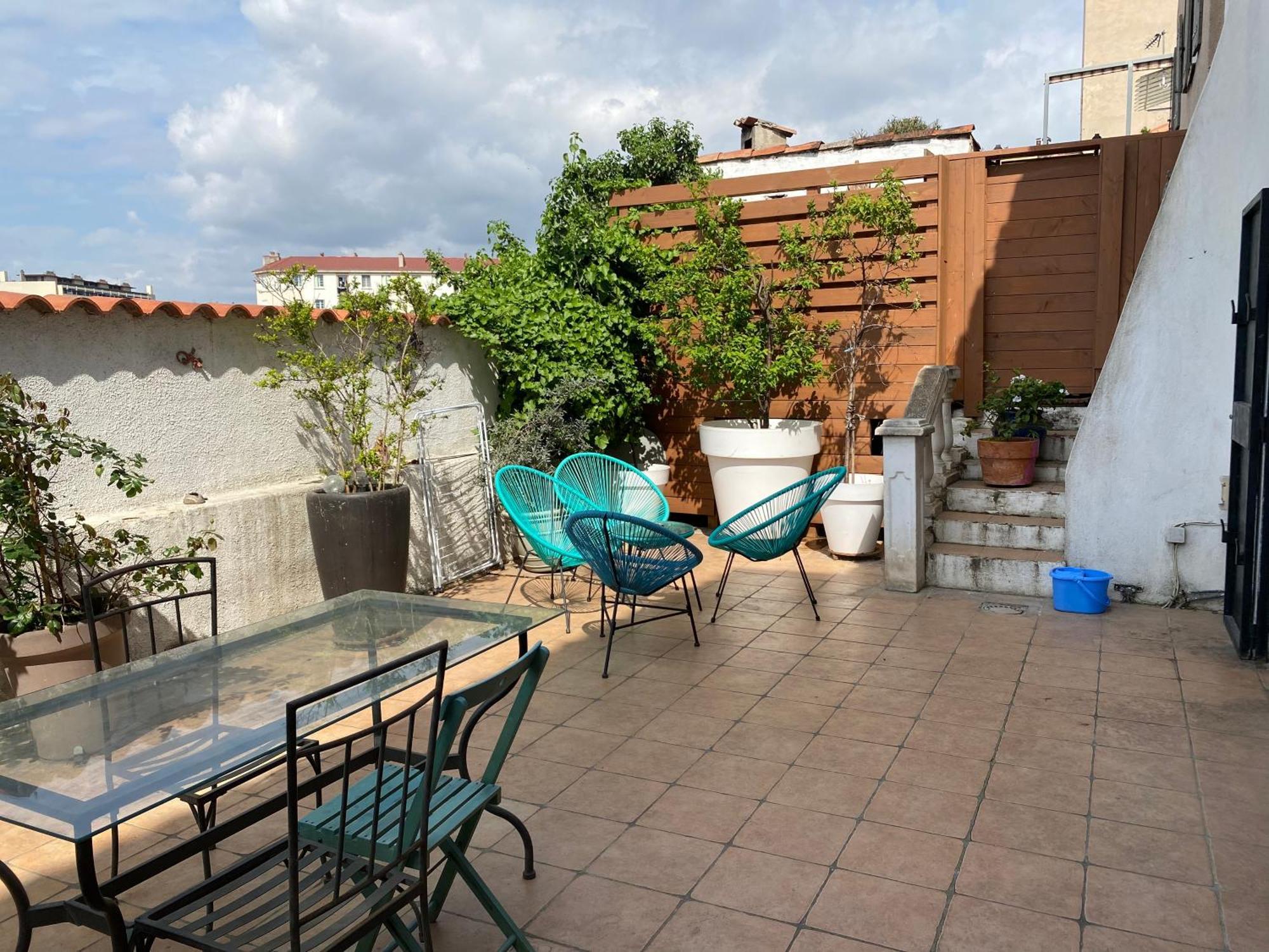 Maison 3 Chambres Gde Terrasse Proche Vieux Port Et Sncf Marsylia Zewnętrze zdjęcie